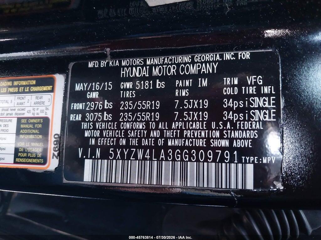 5NMZT3LB2JH080951 2018 HYUNDAI SANTA FE SPORT photo no. 9