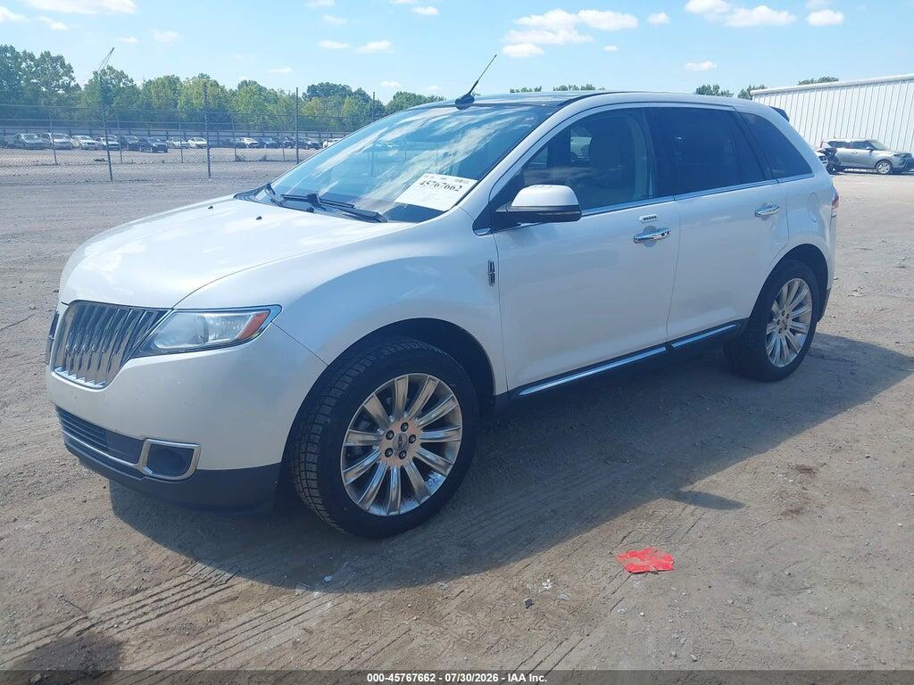 2LMDJ8JK8DBL21382 2013 LINCOLN MKX photo no. 2