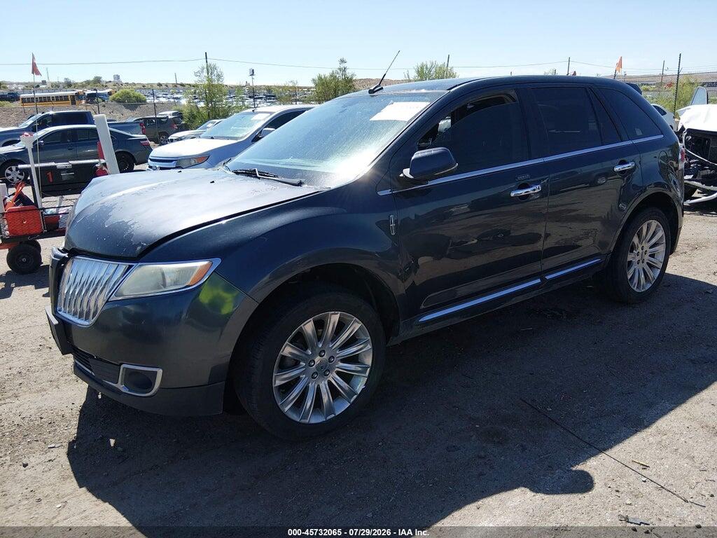 2LMDJ6JK0DBL11692 2013 LINCOLN MKX photo no. 2