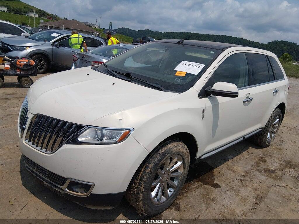 2LMDJ8JKXDBL13445 2013 LINCOLN MKX photo no. 2