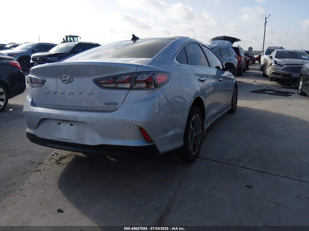 KMHE34L36KA090659 2019 HYUNDAI SONATA HYBRID photo no. 4