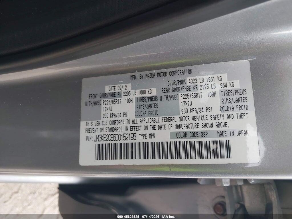 JM3KE2CE6D0152195 2013 MAZDA CX-5 photo no. 9