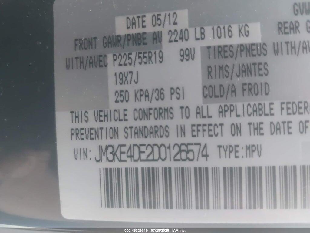 JM3KE4DE2D0126574 2013 MAZDA CX-5 photo no. 9