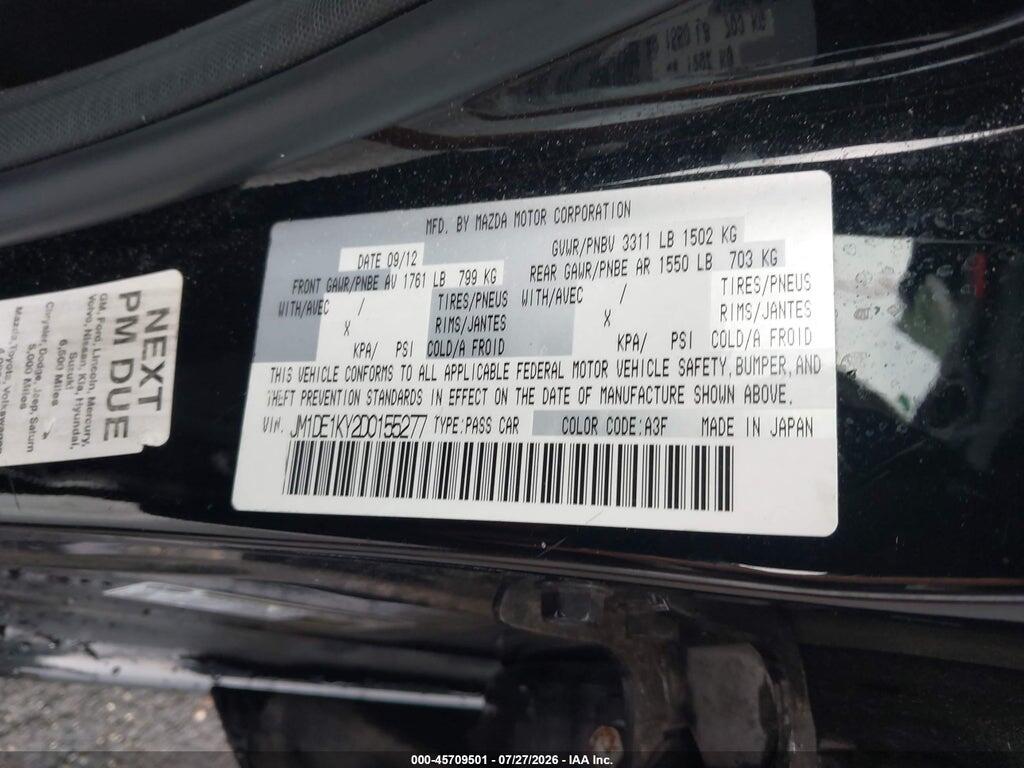 JM1DE1KY2D0155277 2013 MAZDA MAZDA2 photo no. 9