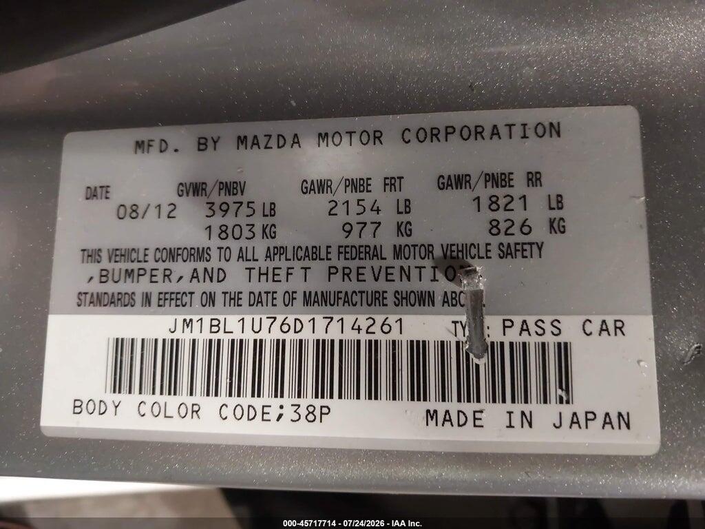 JM1BL1U76D1714261 2013 MAZDA MAZDA3 photo no. 9