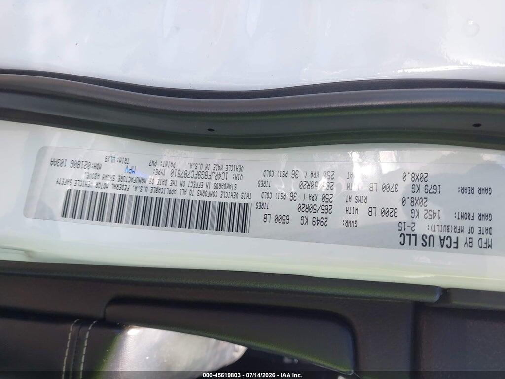 1C4RJFBG9FC787510 2015 JEEP GRAND CHEROKEE photo no. 9
