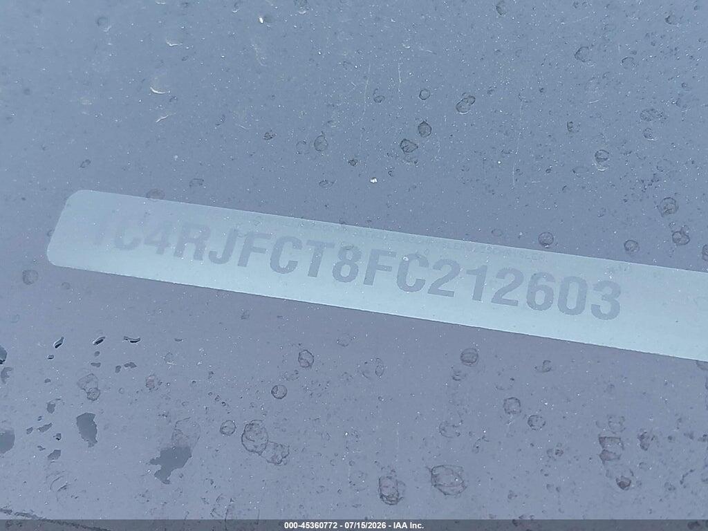 1C4RJFCT8FC212603 2015 JEEP GRAND CHEROKEE photo no. 9