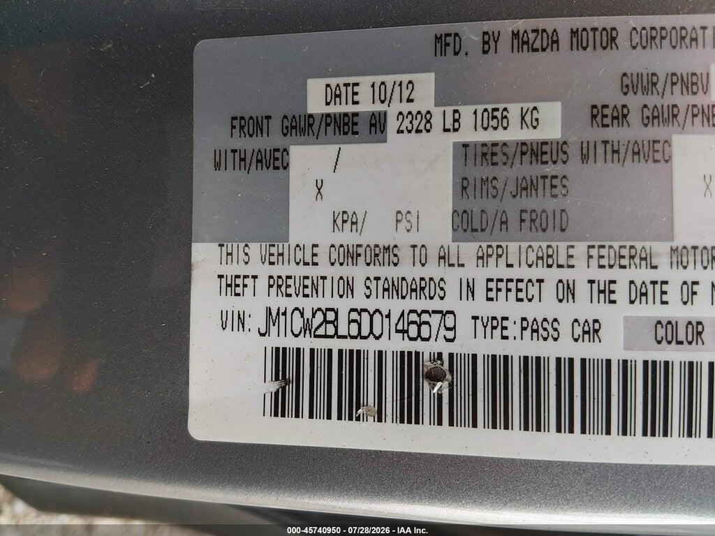JM1CW2BL6D0146679 2013 MAZDA MAZDA5 photo no. 9