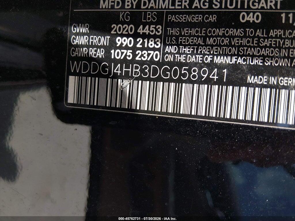 WDDGJ4HB3DG058941 2013 MERCEDES-BENZ C 250 photo no. 9