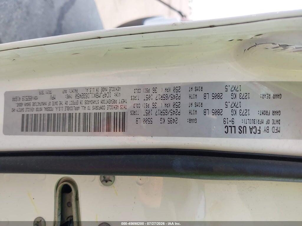 1C4PJMBX1LD532450 2020 JEEP CHEROKEE photo no. 9