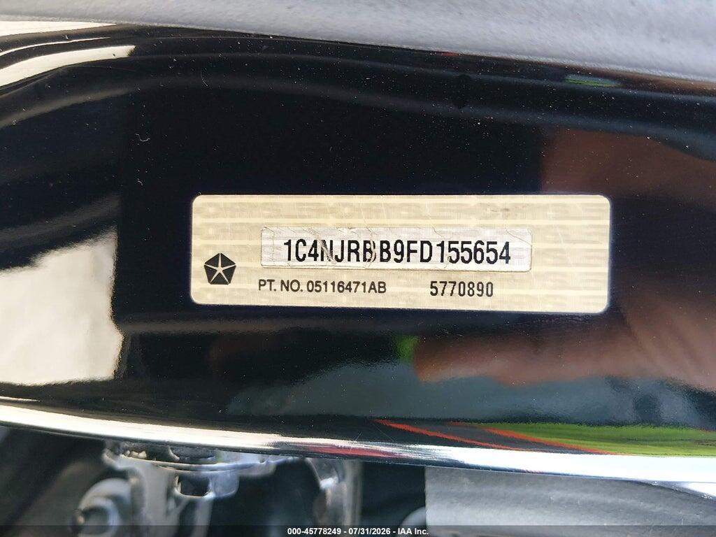 1C4NJRBB9FD155654 2015 JEEP PATRIOT photo no. 9