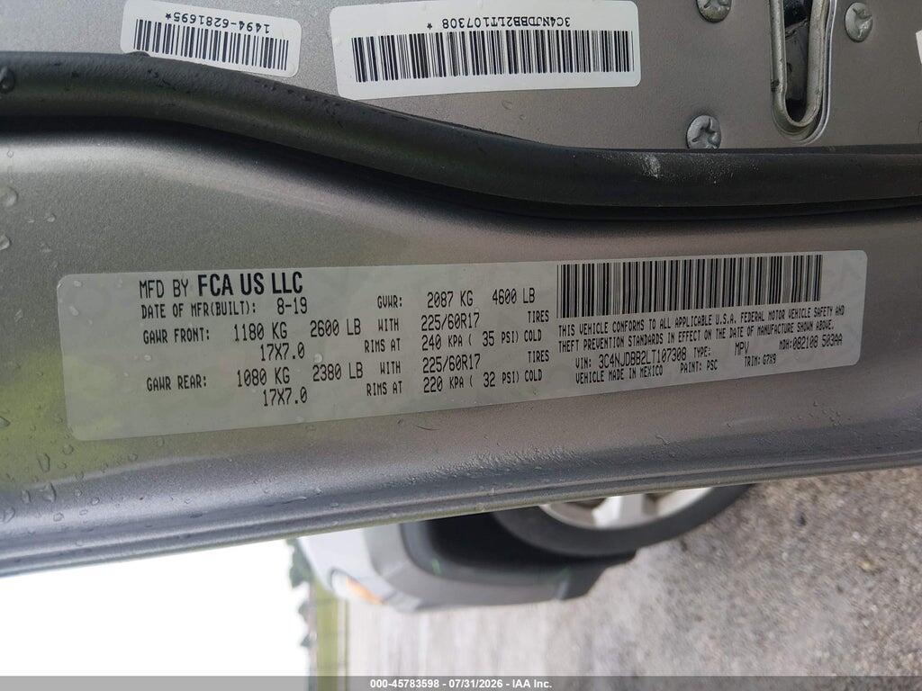3C4NJDBB2LT107308 2020 JEEP COMPASS photo no. 9