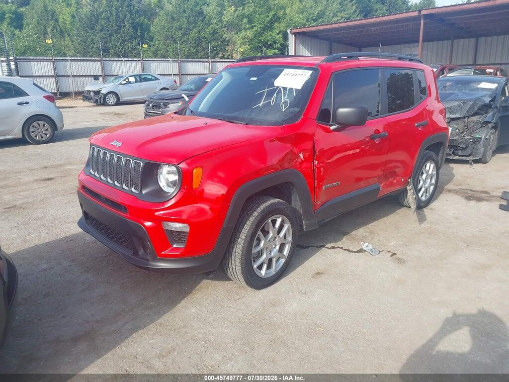 ZACNJBAB9LPL25613 2020 JEEP RENEGADE photo no. 2