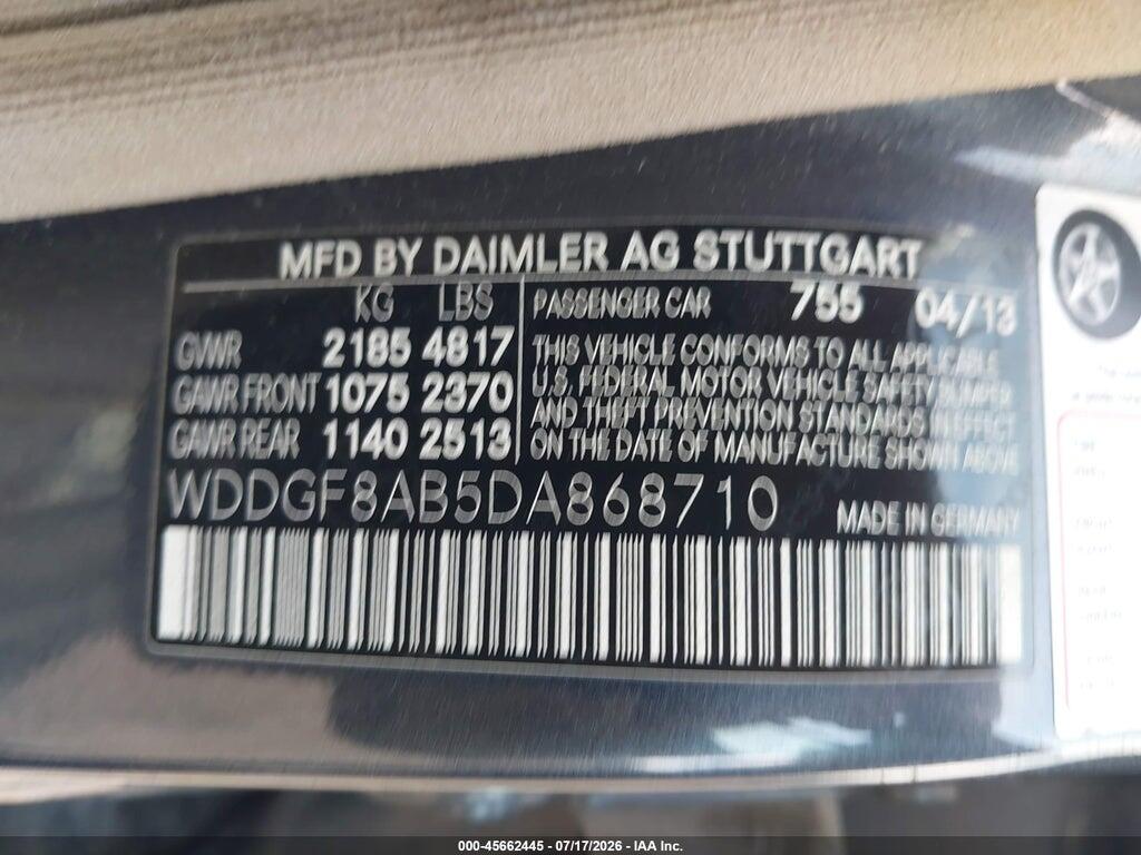 WDDGF8AB5DA868710 2013 MERCEDES-BENZ C 300 photo no. 9