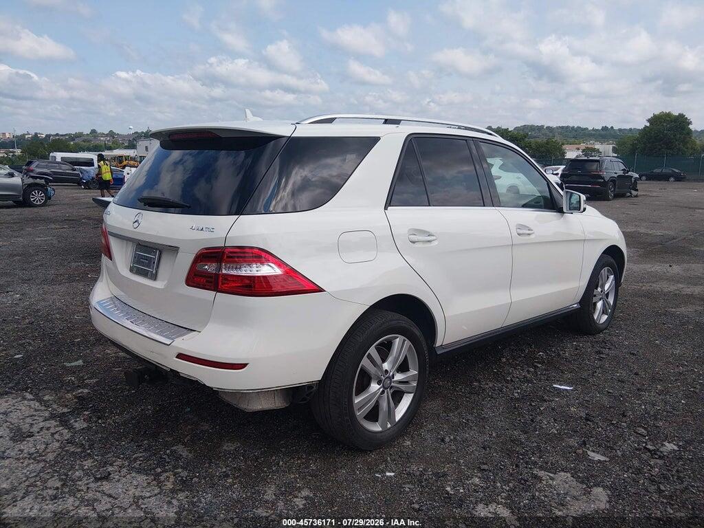 4JGDA5HB5DA117778 2013 MERCEDES-BENZ ML 350 photo no. 4