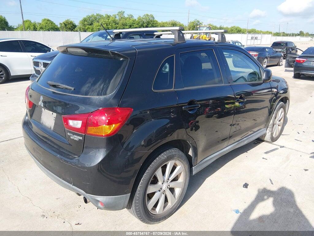 4A4AP3AU9DE013981 2013 MITSUBISHI OUTLANDER SPORT photo no. 4