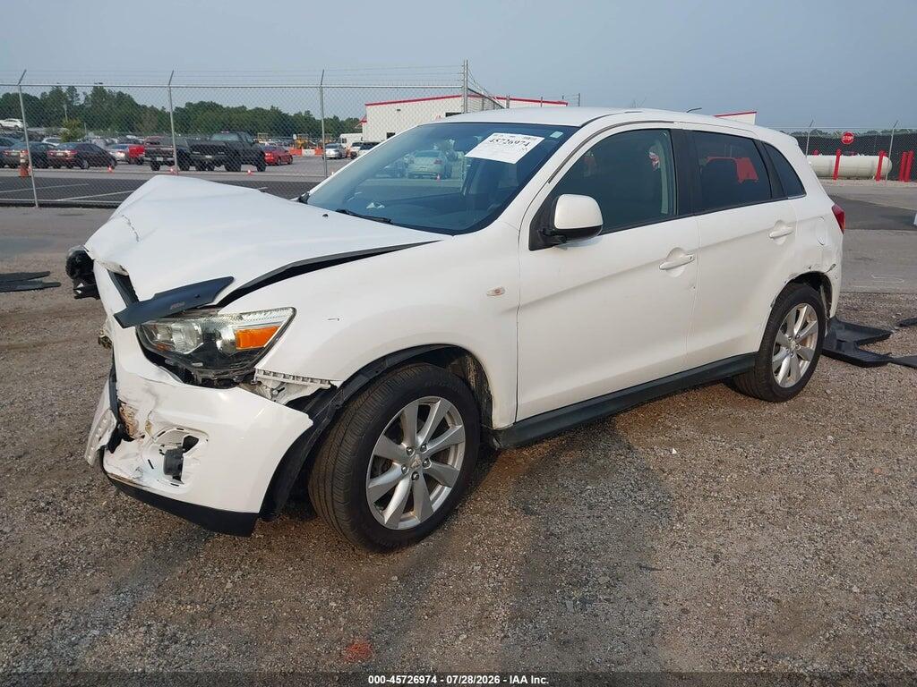 4A4AP3AU9DE010613 2013 MITSUBISHI OUTLANDER SPORT photo no. 2