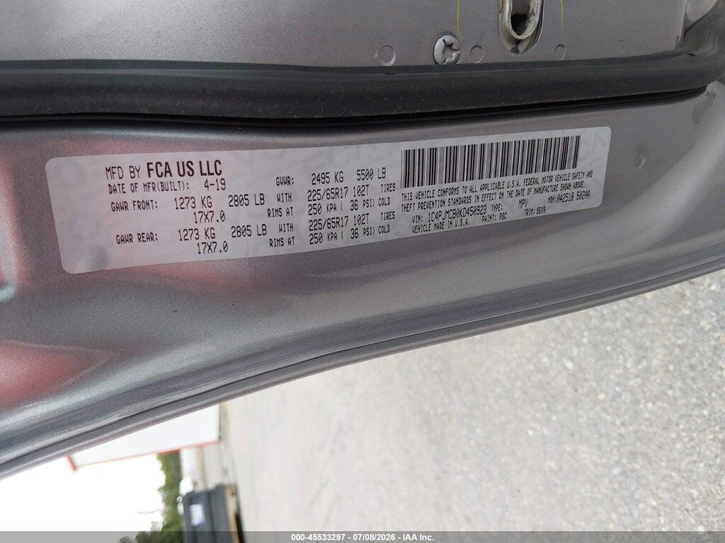 1C4PJMCB0KD450923 2019 JEEP CHEROKEE photo no. 9