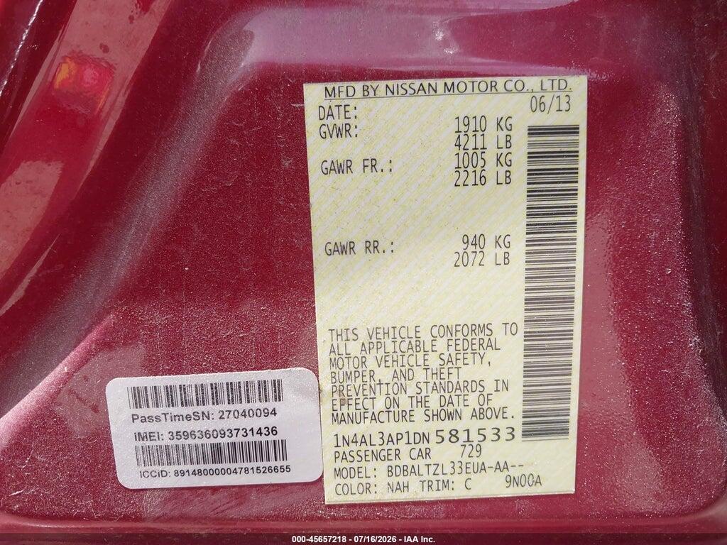 1N4AL3AP1DN581533 2013 NISSAN ALTIMA photo no. 9