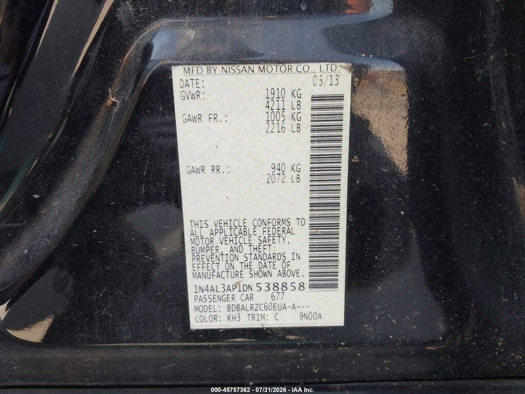 1N4AL3AP1DN538858 2013 NISSAN ALTIMA photo no. 9
