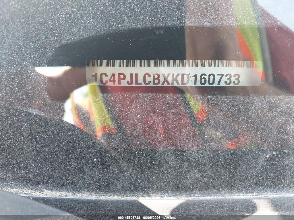 1C4PJLCBXKD160733 2019 JEEP CHEROKEE photo no. 9
