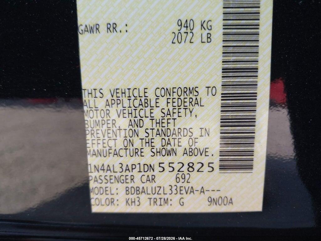 1N4AL3AP1DN552825 2013 NISSAN ALTIMA photo no. 9