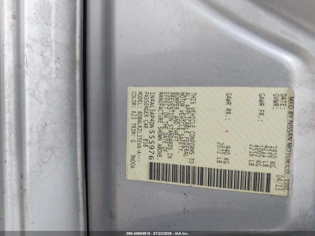 1N4AL3AP4DN555976 2013 NISSAN ALTIMA photo no. 9