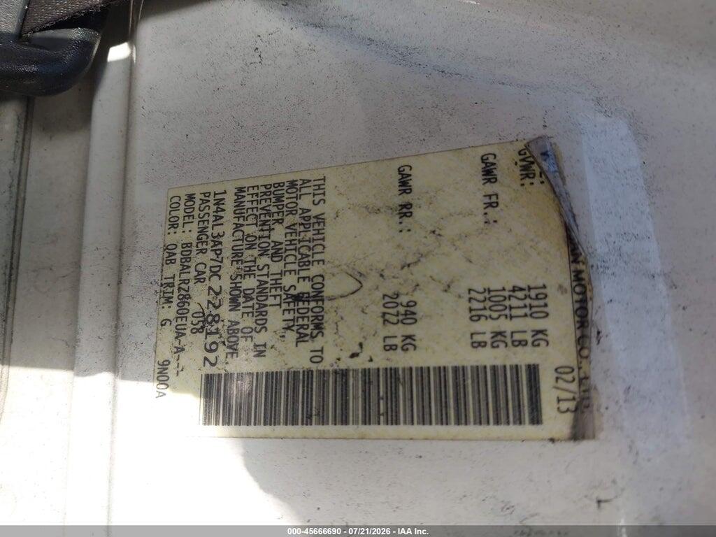 1N4AL3AP7DC228192 2013 NISSAN ALTIMA photo no. 9