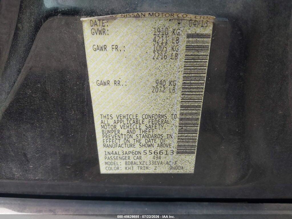 1N4AL3AP6DN556613 2013 NISSAN ALTIMA photo no. 9