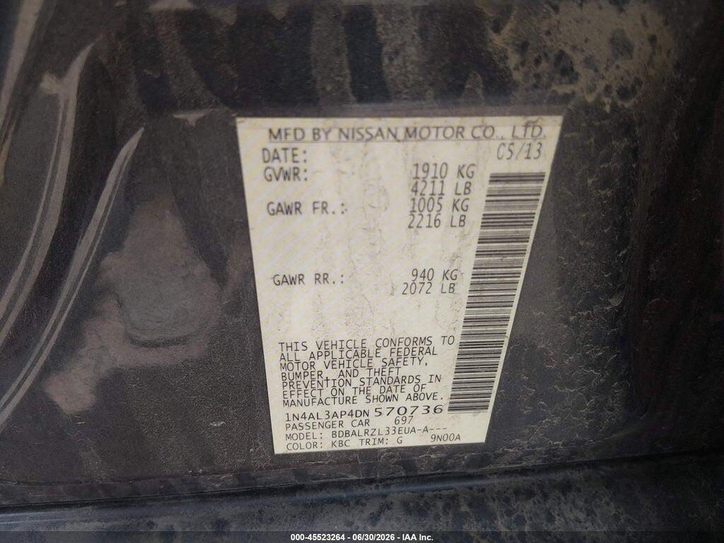 1N4AL3AP4DN570736 2013 NISSAN ALTIMA photo no. 9