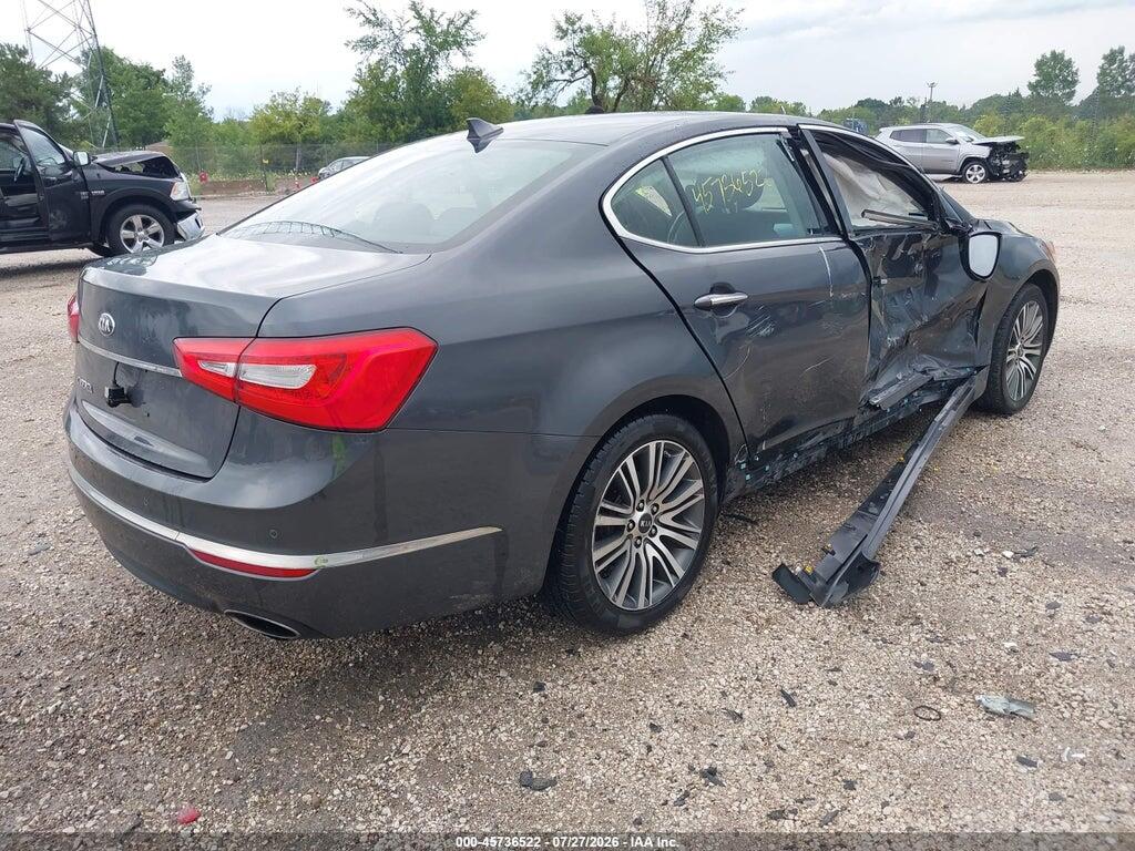 KNALN4D76F5169395 2015 KIA CADENZA photo no. 4