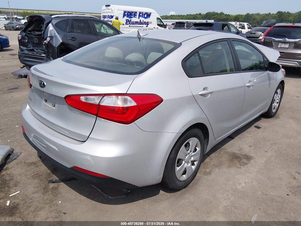 KNAFX4A68F5365762 2015 KIA FORTE photo no. 4