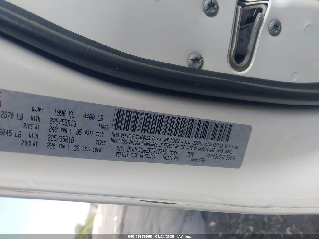 3C4NJCBB5KT743715 2019 JEEP COMPASS photo no. 9