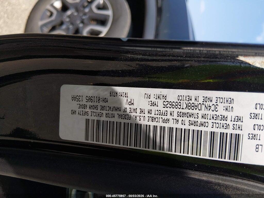3C4NJDAB8KT689625 2019 JEEP COMPASS photo no. 9