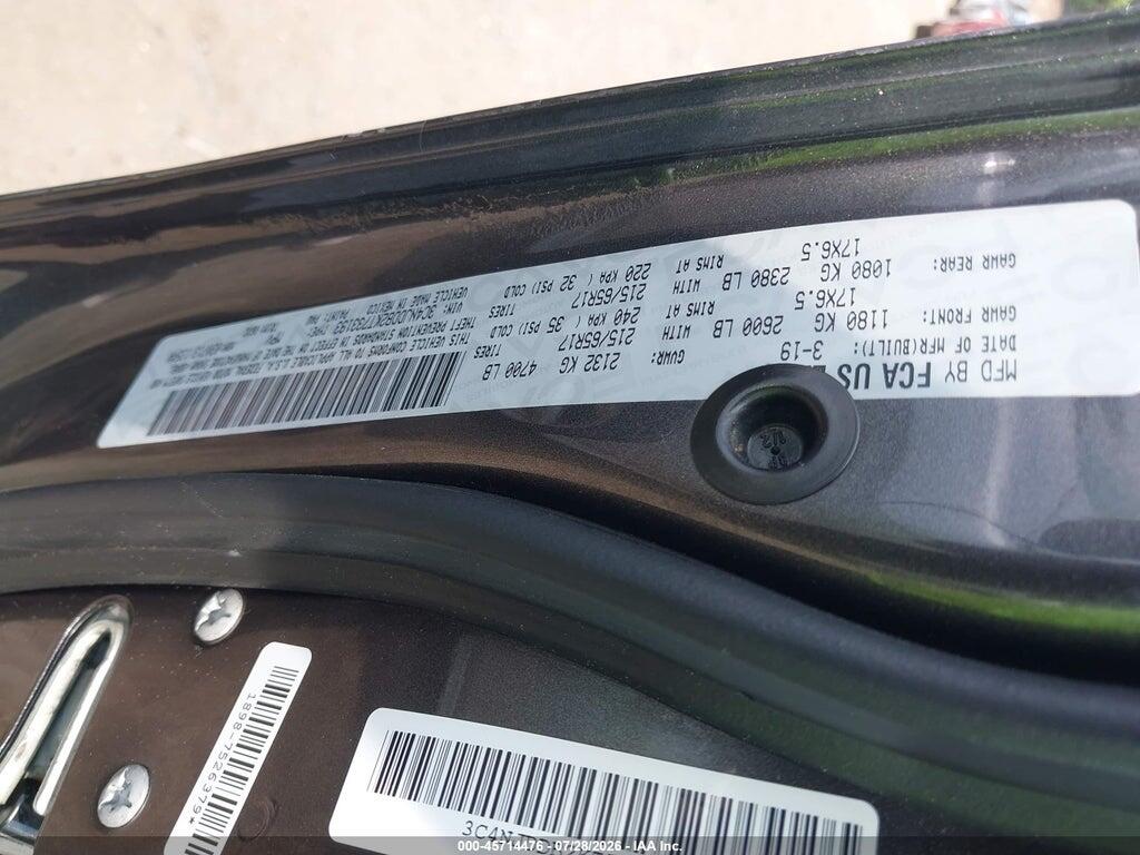 3C4NJDDB2KT733193 2019 JEEP COMPASS photo no. 9