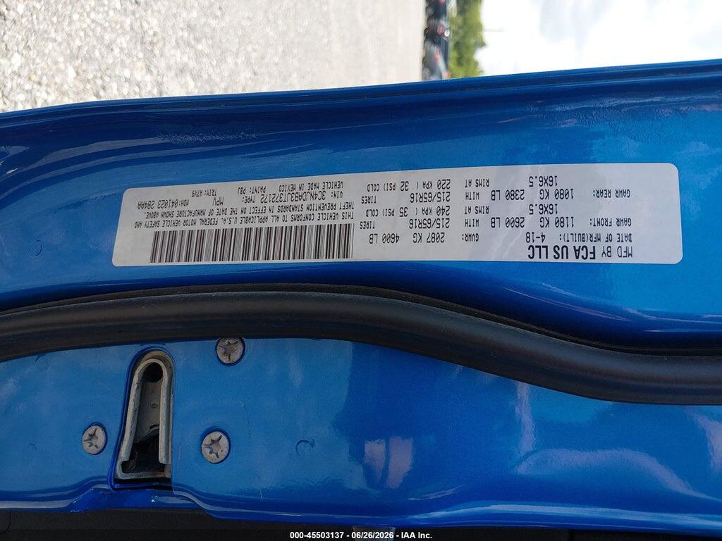 3C4NJDAB3JT372172 2018 JEEP COMPASS photo no. 9