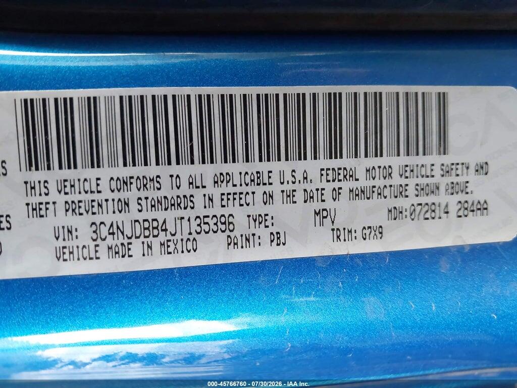 3C4NJDBB4JT135396 2018 JEEP COMPASS photo no. 9