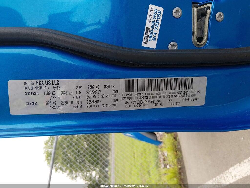 3C4NJDBB4JT403508 2018 JEEP COMPASS photo no. 9