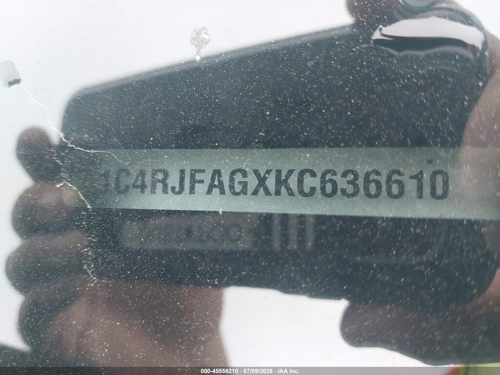 1C4RJFAGXKC636610 2019 JEEP GRAND CHEROKEE photo no. 9