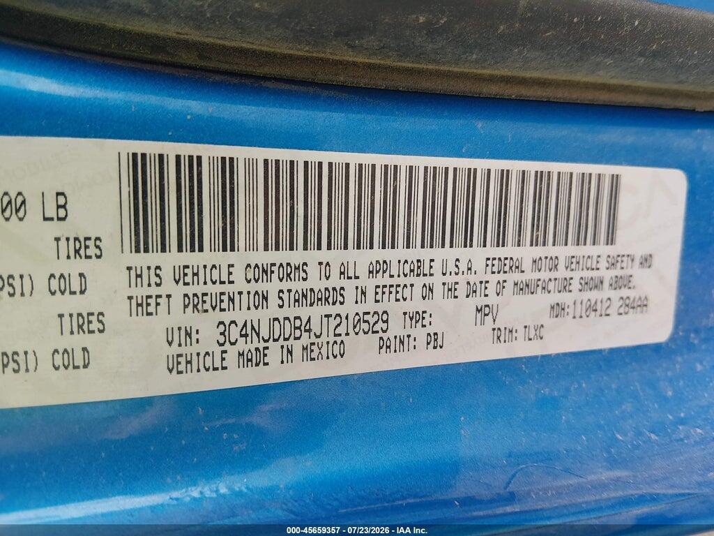 3C4NJDDB4JT210529 2018 JEEP COMPASS photo no. 9
