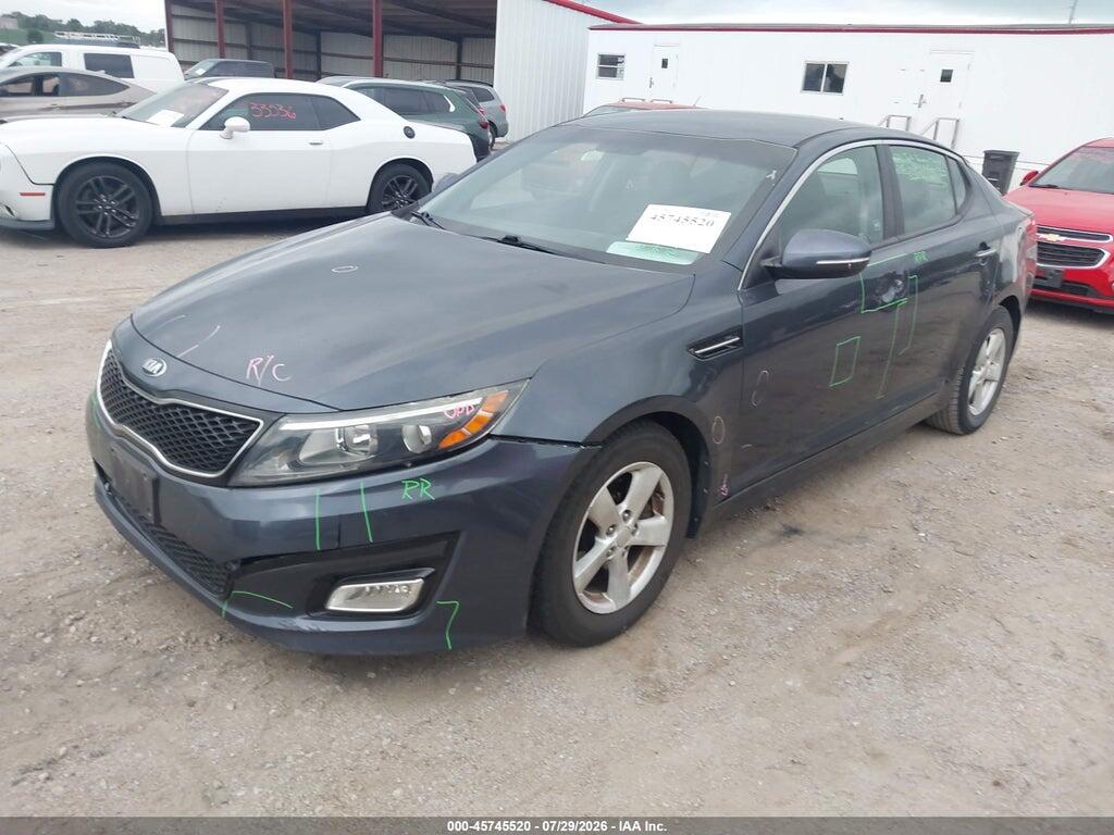 KNAGM4A70F5560230 2015 KIA OPTIMA photo no. 2
