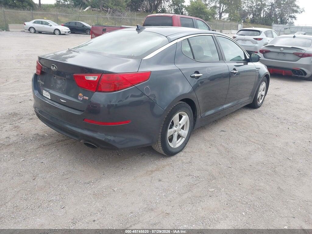 KNAGM4A70F5560230 2015 KIA OPTIMA photo no. 4