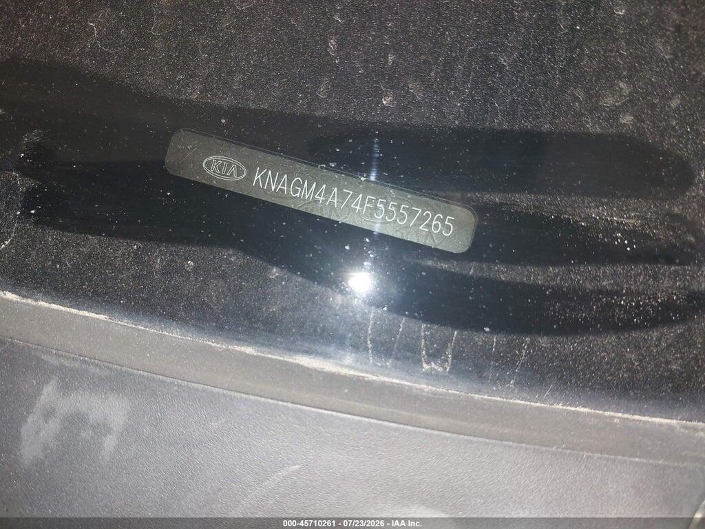 KNAGM4A74F5557265 2015 KIA OPTIMA photo no. 9
