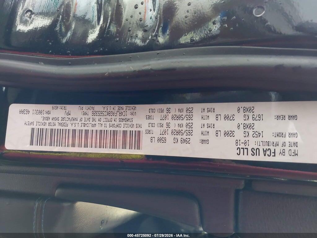 1C4RJFAG8KC565326 2019 JEEP GRAND CHEROKEE photo no. 9