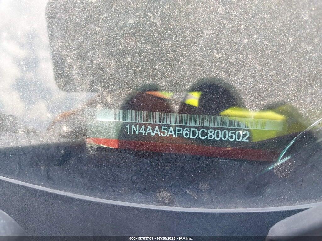 1N4AA5AP6DC800502 2013 NISSAN MAXIMA photo no. 9