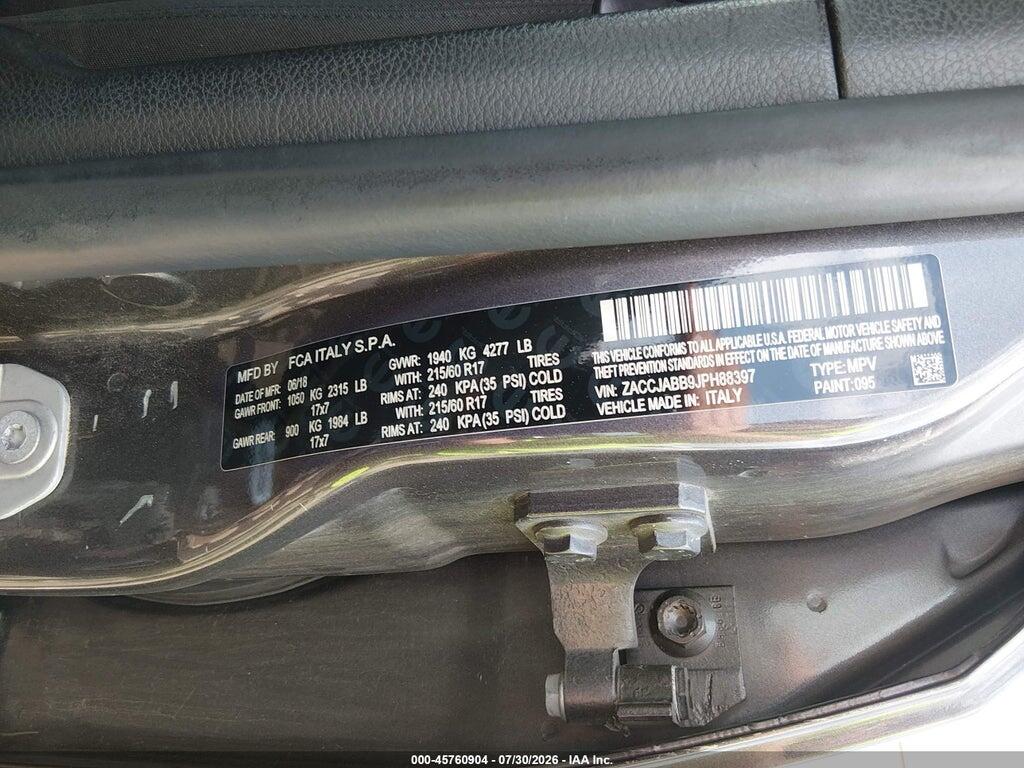 ZACCJABB9JPH88397 2018 JEEP RENEGADE photo no. 9