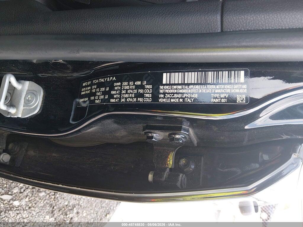 ZACCJBAB1JPH31408 2018 JEEP RENEGADE photo no. 9