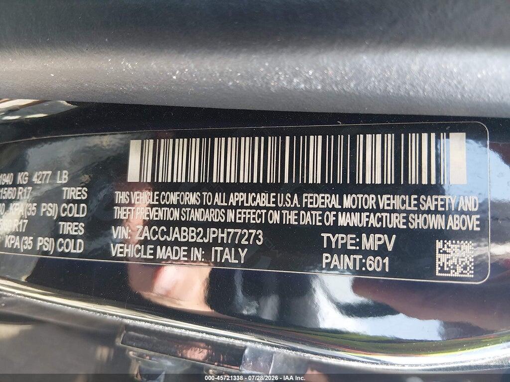 ZACCJABB2JPH77273 2018 JEEP RENEGADE photo no. 9