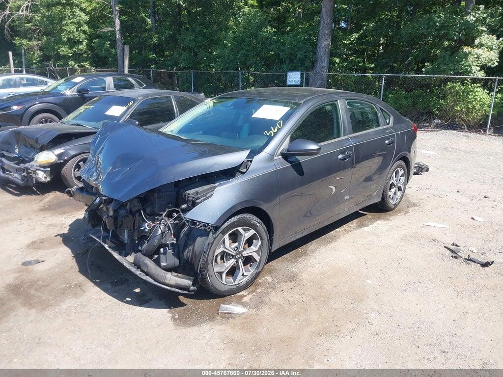 3KPF24AD6LE146296 2020 KIA FORTE photo no. 2