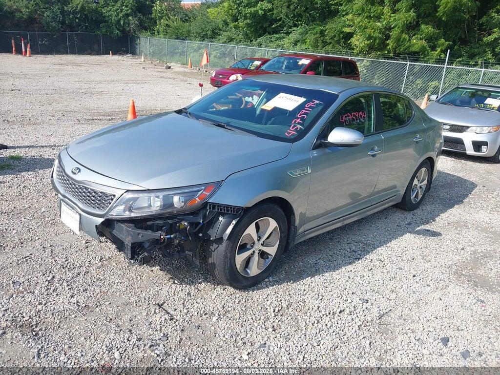 KNAGM4AD5F5086085 2015 KIA OPTIMA HYBRID photo no. 2